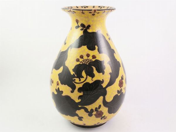 Grande vaso in ceramica Mazzotti  - Asta La dimora del Collezionista - Villa delle Azalee a Firenze - IV - Associazione Nazionale - Case d'Asta italiane