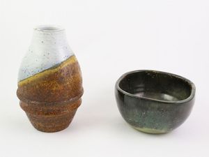 Marcello Fantoni - Vaso e ciotola in ceramica