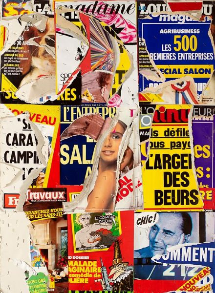 Jacques Villegl : Carrefour Arts & Métiers  - Asta Arte Moderna e Contemporanea - Associazione Nazionale - Case d'Asta italiane