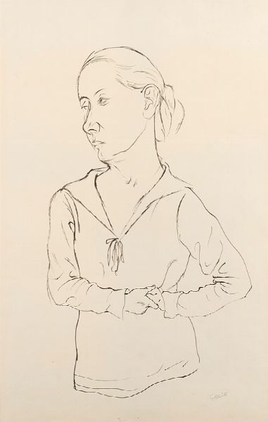 George Grosz : Junges Madchen  - Asta Arte Moderna e Contemporanea - Associazione Nazionale - Case d'Asta italiane