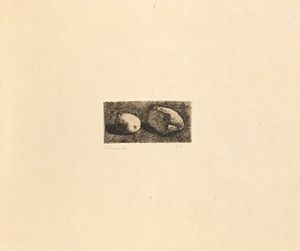 Giorgio Morandi - Natura morta con pane e limone