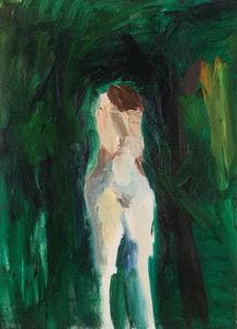 Ernesto Treccani - Nudo nel verde