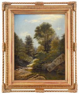 THOMAS J. FENIMORE [XIX secolo] - Paesaggio boschivo