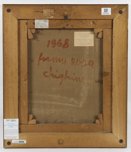 CHIGHINE ALFREDO (1914 - 1974) : Forma rosa.  - Asta ASTA 305 - ARTE MODERNA (online) - Associazione Nazionale - Case d'Asta italiane