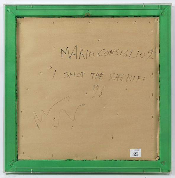 CONSIGLIO MARIO (n. 1968) : I shot the sheriff.  - Asta ASTA 305 - ARTE MODERNA (online) - Associazione Nazionale - Case d'Asta italiane