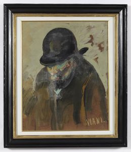 VIANI LORENZO (1882 - 1936) - Le clochard de la rouche.