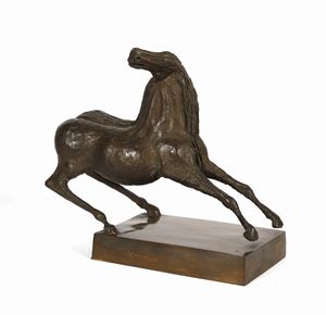 CASSINARI BRUNO (1912 - 1992) : Cavallo.  - Asta ASTA 305 - ARTE MODERNA (online) - Associazione Nazionale - Case d'Asta italiane