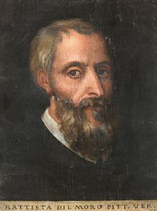PITTORE DEL XVII SECOLO [] - Ritratto di Battista del Moro