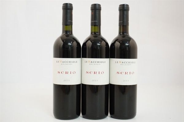 Scrio Le Macchiole 2003  - Asta ASTA A TEMPO | Smart Wine & Spirits - Associazione Nazionale - Case d'Asta italiane