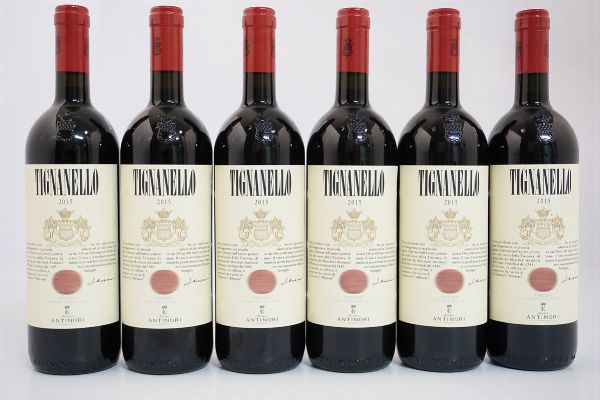 Tignanello Antinori 2015  - Asta ASTA A TEMPO | Smart Wine & Spirits - Associazione Nazionale - Case d'Asta italiane