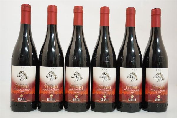 Amarone della Valpolicella Classico Campo dei Tìtari Brunelli 1997  - Asta ASTA A TEMPO | Smart Wine & Spirits - Associazione Nazionale - Case d'Asta italiane