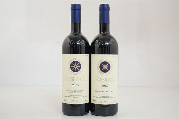 Sassicaia Tenuta San Guido 2015  - Asta ASTA A TEMPO | Smart Wine & Spirits - Associazione Nazionale - Case d'Asta italiane