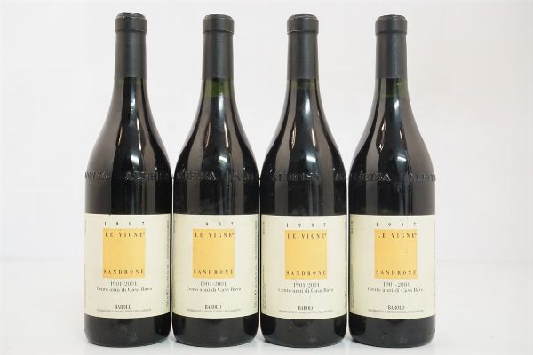 Barolo Cento anni di casa Bava Le Vigne Sandrone 1997  - Asta ASTA A TEMPO | Smart Wine & Spirits - Associazione Nazionale - Case d'Asta italiane