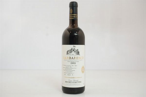 Barbaresco Santo Stefano Etichetta Bianca Bruno Giacosa 1993  - Asta ASTA A TEMPO | Smart Wine & Spirits - Associazione Nazionale - Case d'Asta italiane