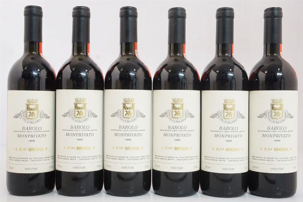 Barolo Monprivato F.lli Brovia 1985  - Asta ASTA A TEMPO | Smart Wine & Spirits - Associazione Nazionale - Case d'Asta italiane
