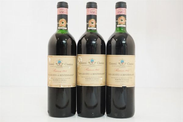 Chianti Classico Riserva San Giusto a Rentennano 1985  - Asta ASTA A TEMPO | Smart Wine & Spirits - Associazione Nazionale - Case d'Asta italiane
