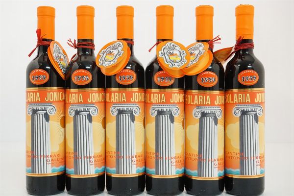 Solaria Jonica Cantine Antonio Ferrari 1959  - Asta ASTA A TEMPO | Smart Wine & Spirits - Associazione Nazionale - Case d'Asta italiane