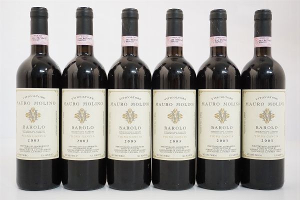 Barolo Vigna Gancia Mauro Molino 2003  - Asta ASTA A TEMPO | Smart Wine & Spirits - Associazione Nazionale - Case d'Asta italiane