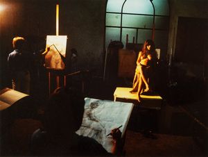 Lo Duca Nino : Nudo, Accademia di Brera, 1985  - Asta Asta a Tempo | Nino lo Duca - Associazione Nazionale - Case d'Asta italiane