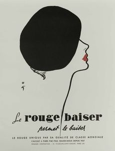 Ren Gruau - LE ROUGE BAISER / SANS HESITER LE ROUGE BAISER