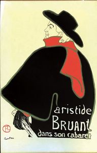 de Toulouse-Lautrec Henri - ARISTIDE BRUANT DANS SON CABARET
