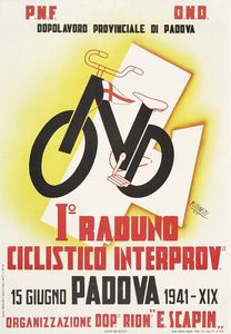 Cignetti Michelangelo - 1 RADUNO CICLISTICO INTERPOV.LE, PADOVA 1941