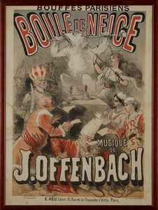 Chret Jules - BOULE DE NEIGE  MUSIQUE F.OFFENBACH
