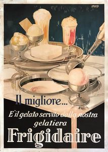 Bitter Campari L'aperitivo Carlo Fisanotti 1948 Original 