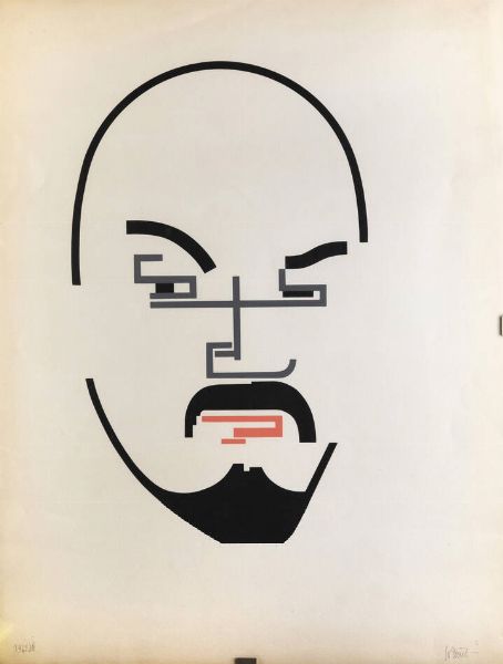 WALTER DEXEL Munich 1890-1973 Brunswick : Lenin  - Asta Asta di grafica - Associazione Nazionale - Case d'Asta italiane