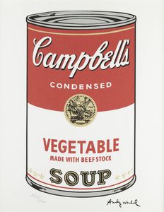 ANDY WARHOL USA 1927 - 1987 - Campbell's soup -  Vegetable