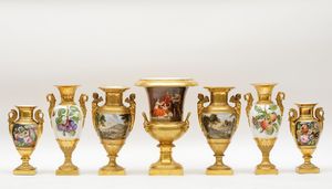 Grande vaso Probabilmente Italia, XIX o inizio XX secolo  - Asta Maioliche e Porcellane - Associazione Nazionale - Case d'Asta italiane