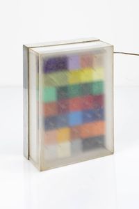 LAURA GRISI : Elementi per una gradazione di colori al neon 1968  - Asta Asta 174 Illuminazione - Associazione Nazionale - Case d'Asta italiane
