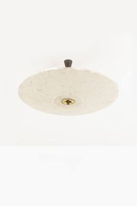LUMEN - Lampada a soffitto in metallo laccato. Anni '50 cm 35x58