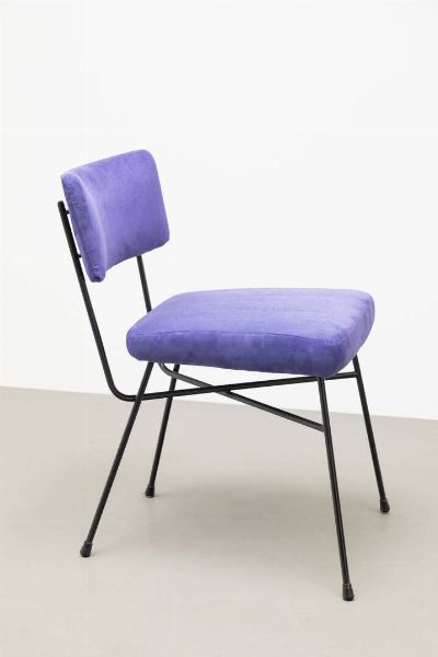 BBPR (BANFI  BELGIOIOSO  PERESSUTTI  ROGERS) : Quattro sedie mod Elettra  - Asta Asta 175 Design - Associazione Nazionale - Case d'Asta italiane