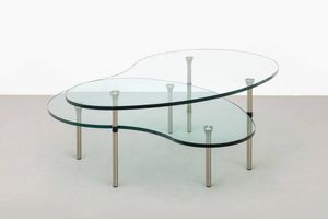 ENZO MARI - Coppia di tavolini della serie Ambo