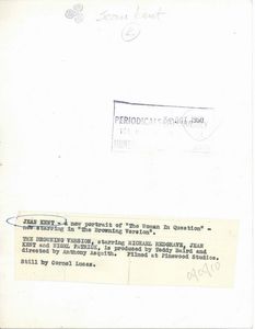Cornel Lucas : Jean Kent in The Browning Version, 1951  - Asta Asta a Tempo | Fotografia - Associazione Nazionale - Case d'Asta italiane