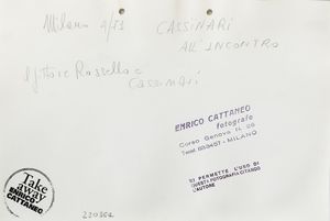 Cassinari e Rossello, Milano 4/71  - Asta Asta a Tempo | Fotografia - Associazione Nazionale - Case d'Asta italiane