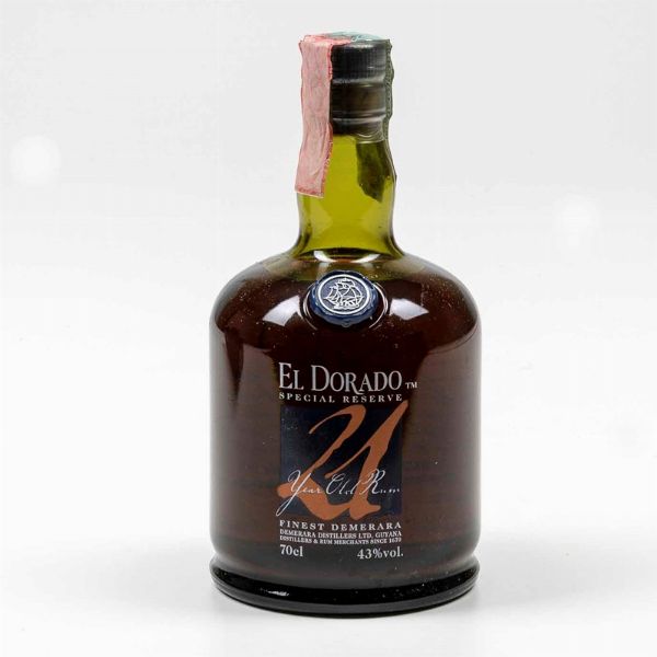 *Demerara, El Dorado Special Reserve 21 years old Rum  - Asta Vini Pregiati e da Collezione - Associazione Nazionale - Case d'Asta italiane