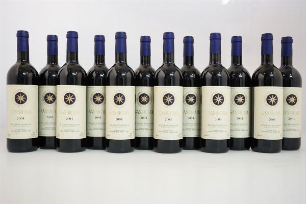 Sassicaia Tenuta San Guido 2004  - Asta Vini Pregiati e Distillati da Collezione - Associazione Nazionale - Case d'Asta italiane