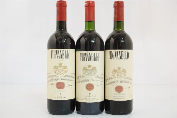 Tignanello Antinori  - Asta Vini Pregiati e Distillati da Collezione - Associazione Nazionale - Case d'Asta italiane