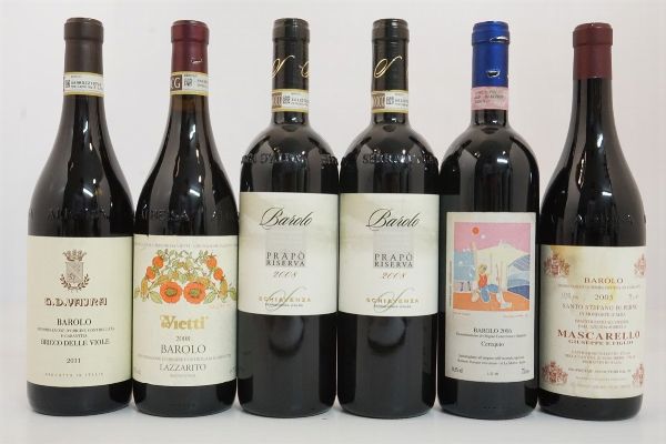 Selezione Barolo  - Asta Vini Pregiati e Distillati da Collezione - Associazione Nazionale - Case d'Asta italiane