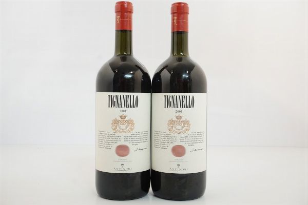 Tignanello Antinori 2001  - Asta Vini Pregiati e Distillati da Collezione - Associazione Nazionale - Case d'Asta italiane