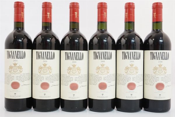 Tignanello Antinori 2000  - Asta Vini Pregiati e Distillati da Collezione - Associazione Nazionale - Case d'Asta italiane