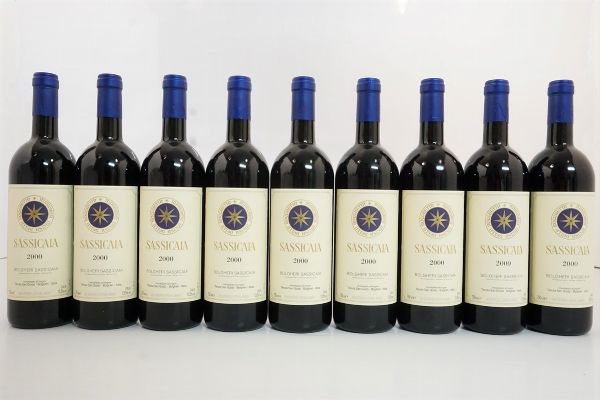Sassicaia Tenuta San Guido 2000  - Asta Vini Pregiati e Distillati da Collezione - Associazione Nazionale - Case d'Asta italiane