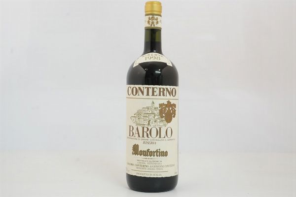 Barolo Monfortino Riserva Giacomo Conterno 1998  - Asta Vini Pregiati e Distillati da Collezione - Associazione Nazionale - Case d'Asta italiane