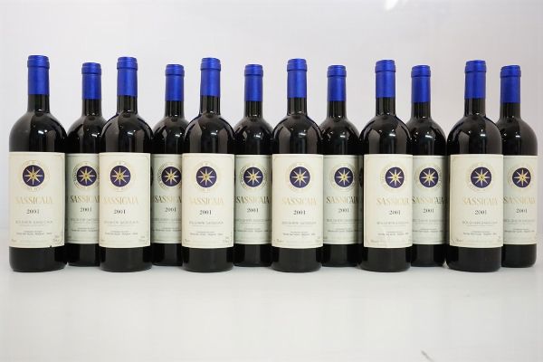Sassicaia Tenuta San Guido 2001  - Asta Vini Pregiati e Distillati da Collezione - Associazione Nazionale - Case d'Asta italiane