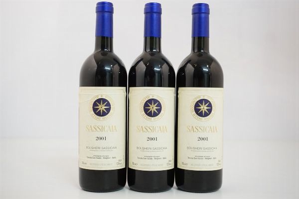 Sassicaia Tenuta San Guido 2001  - Asta Vini Pregiati e Distillati da Collezione - Associazione Nazionale - Case d'Asta italiane
