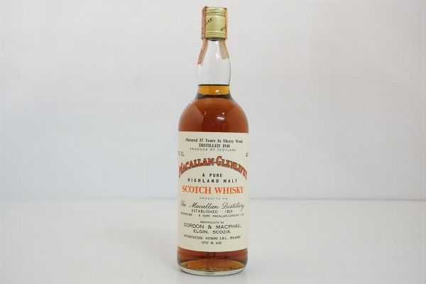 Macallan-Glenlivet 1940  - Asta Vini Pregiati e Distillati da Collezione - Associazione Nazionale - Case d'Asta italiane