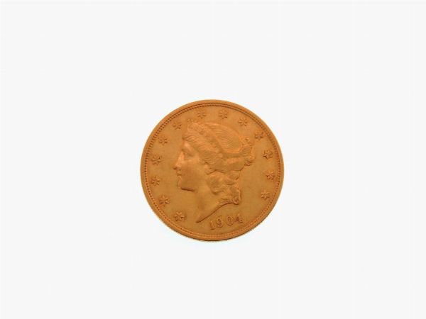 Moneta da 20 Dollari  - Asta Gioielli, Orologi e Monete d'Oro - Associazione Nazionale - Case d'Asta italiane