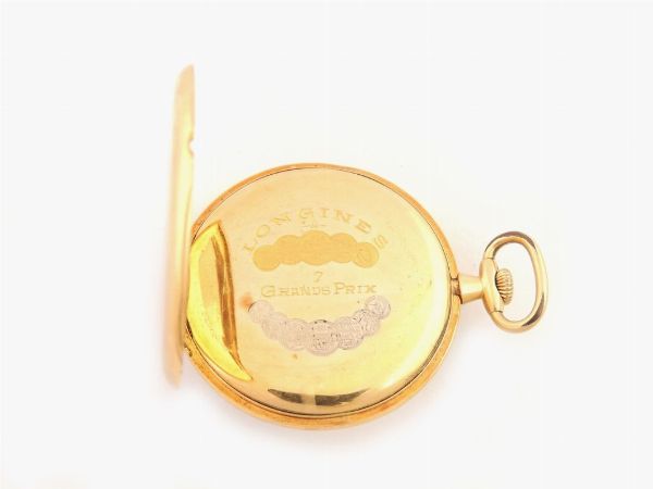 Orologio da tasca Longines in oro giallo  - Asta Gioielli, Orologi e Monete d'Oro - Associazione Nazionale - Case d'Asta italiane